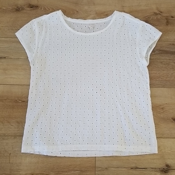 GAP Eyelet short sleeve shirt Size L - Picture 2 of 5